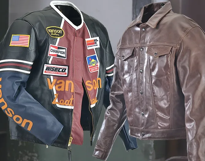 Vanson's Casual and Street Motorcycle Jackets